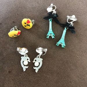 BUNDLE ONLY PLEASE-Assorted clip-on earrings